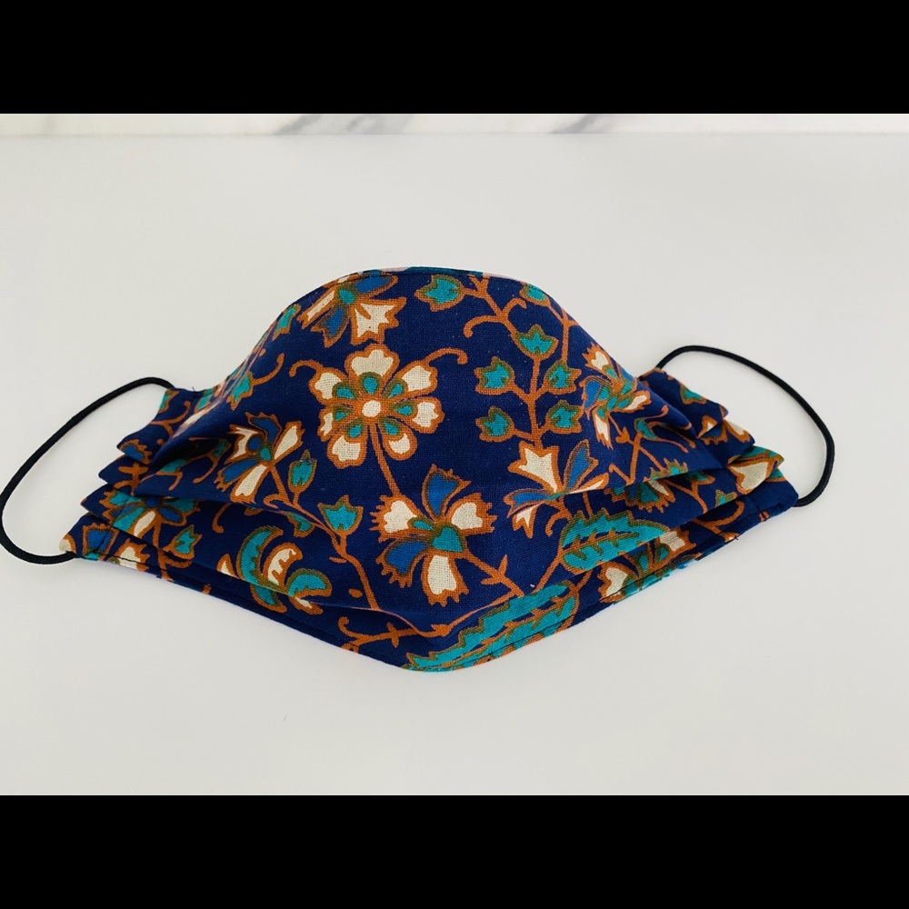 1 Boho All cotton Mask. Homemade. Brand new